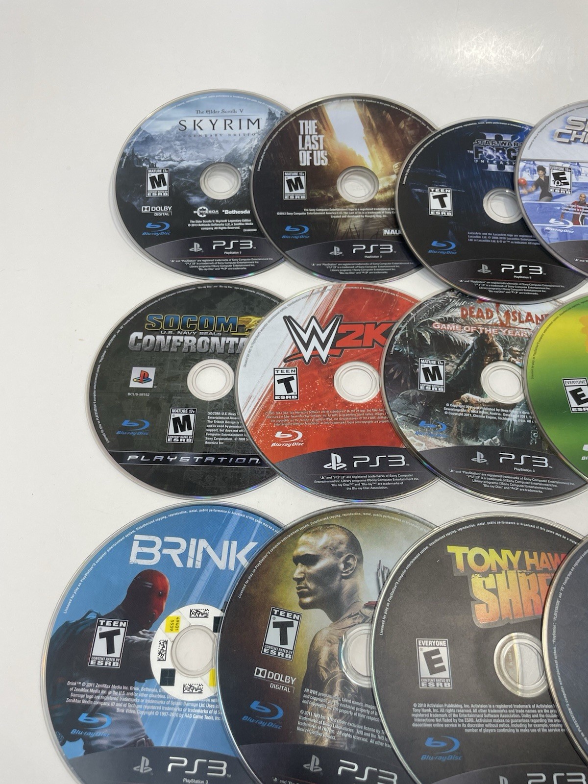 Sony PlayStation 3 Loose Game Lot Of 25 Untested Condition Varies