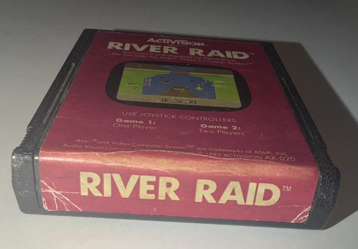 River Raid (Atari 2600, 1982) Cleaned & Tested (D175)