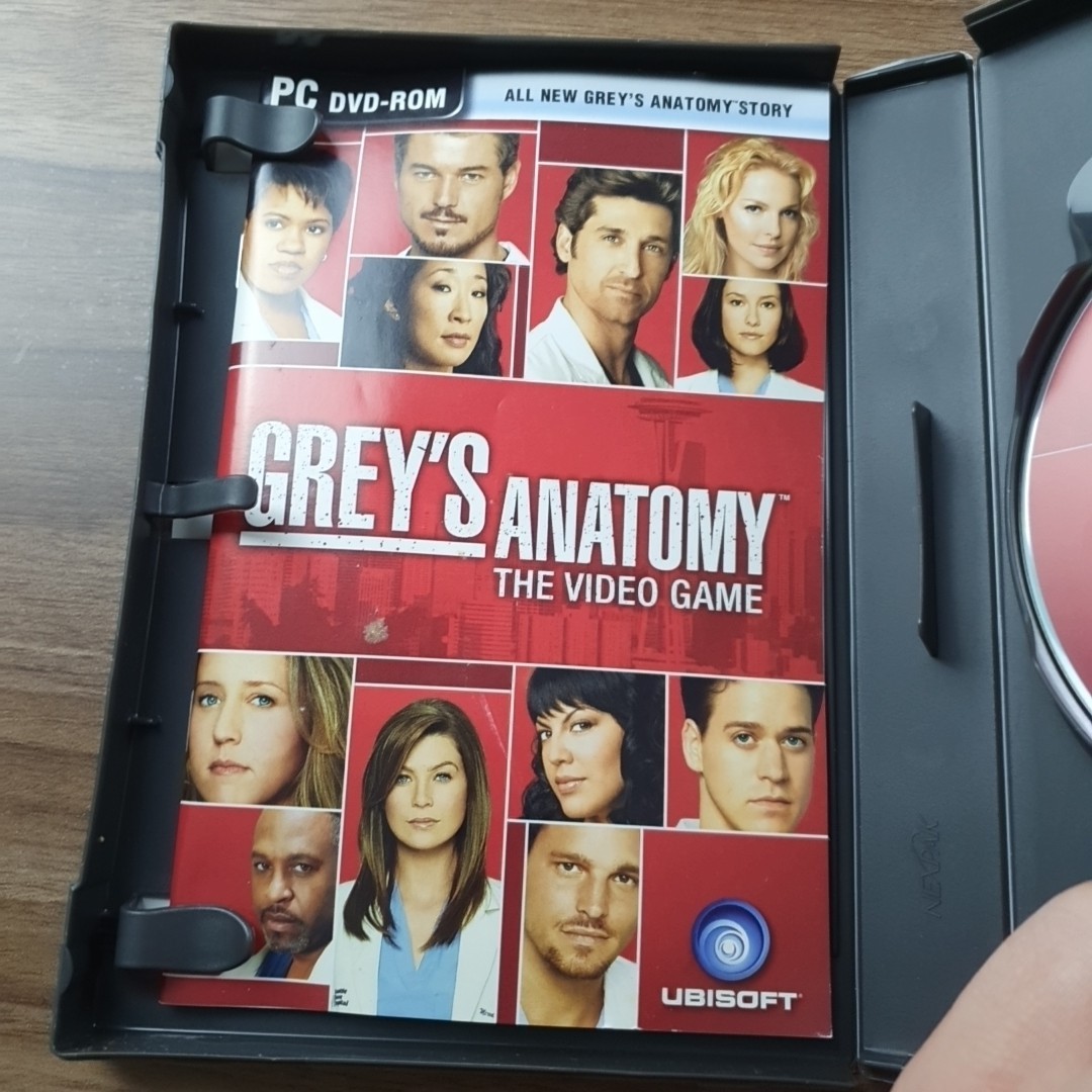 Grey’s Anatomy Pc Game TV Show PC GAME Medical Game *Very Rare*
