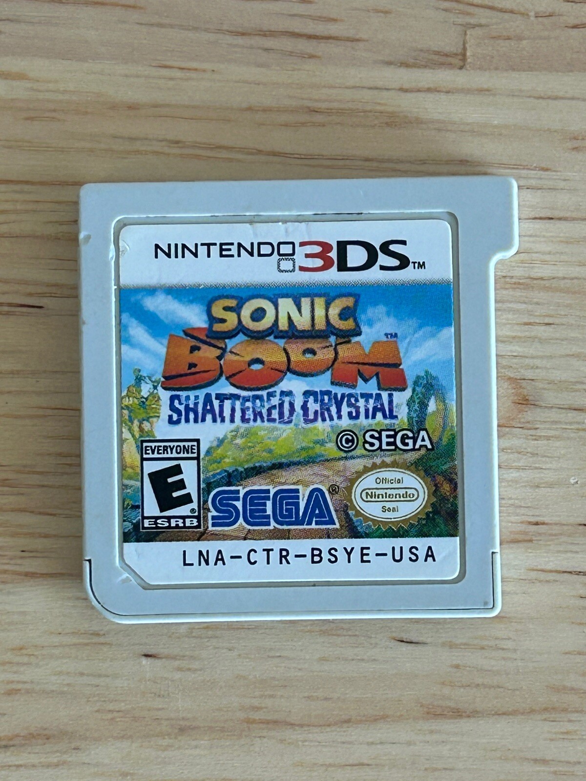 Sonic Boom: Shattered Crystal (Nintendo 3DS, 2014) Game Cartridge Only Tested