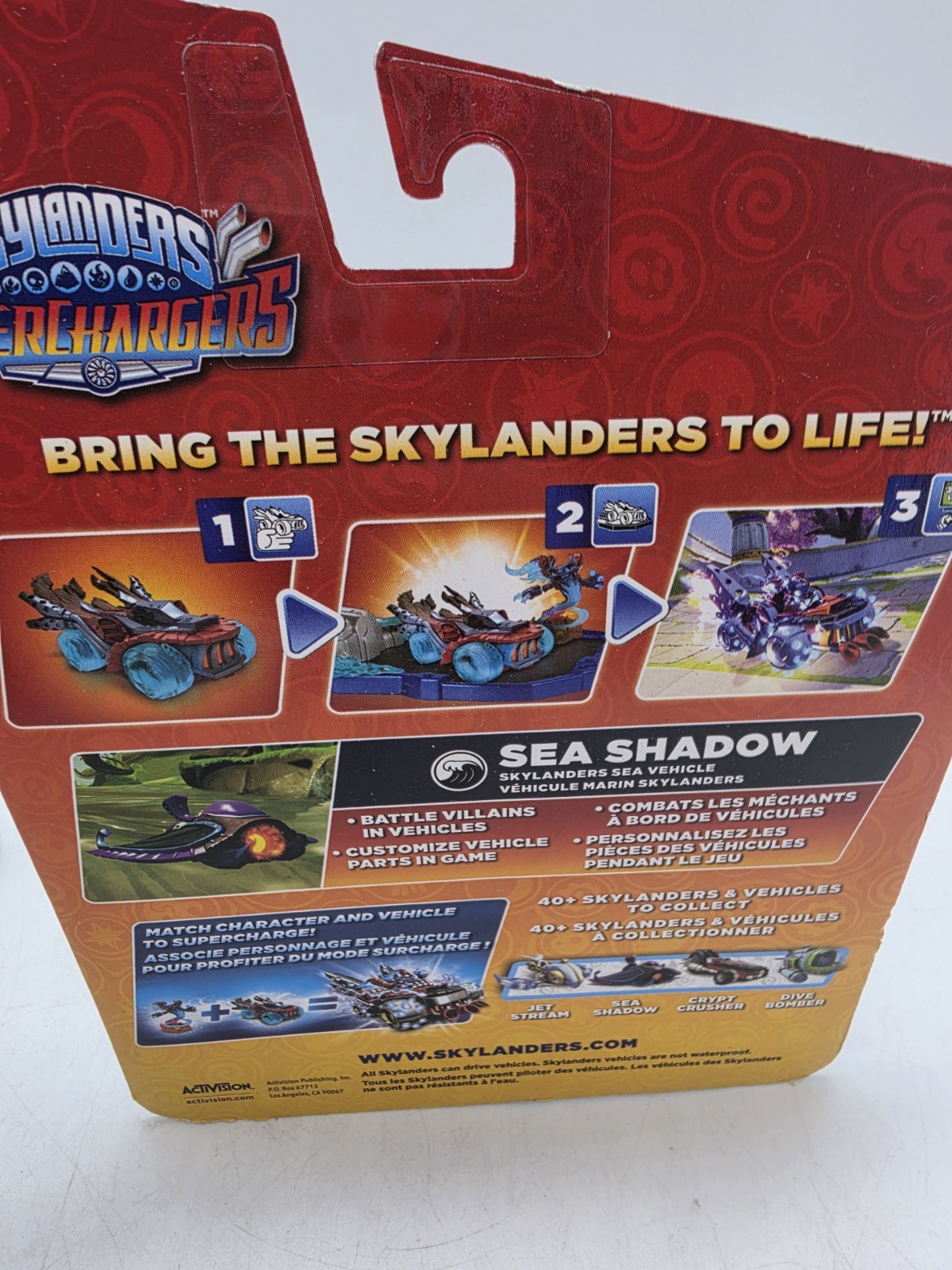 Skylanders Superchargers Sea Shadow Vehicle Figure Toys To Life New Sold Out