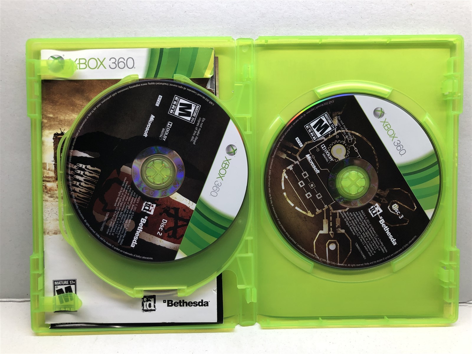 Rage (Microsoft Xbox 360, 2011) Complete Tested Working – Free Ship
