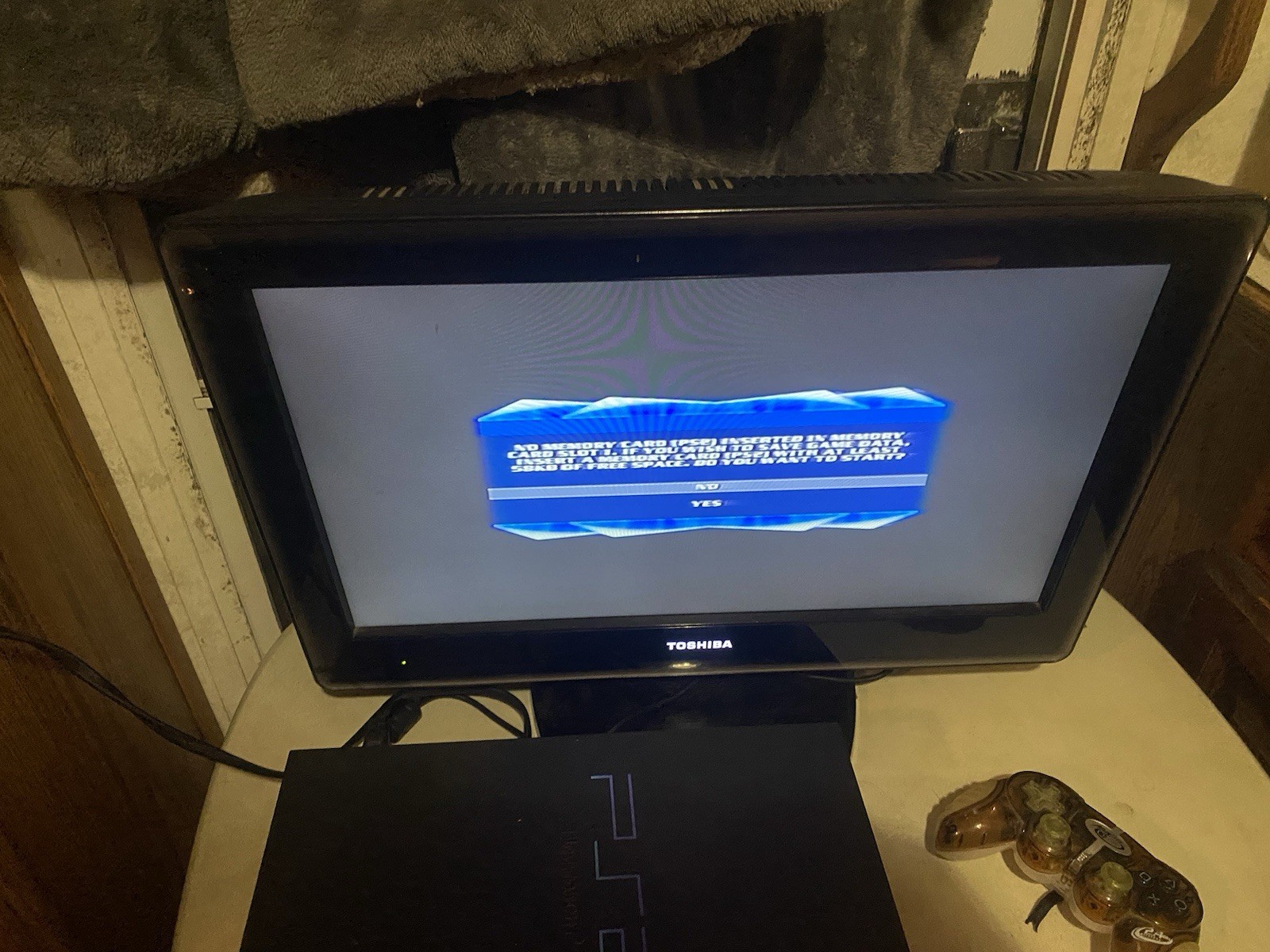 Sony PlayStation 2 PS2 Fat Console with Memory Card & Controller