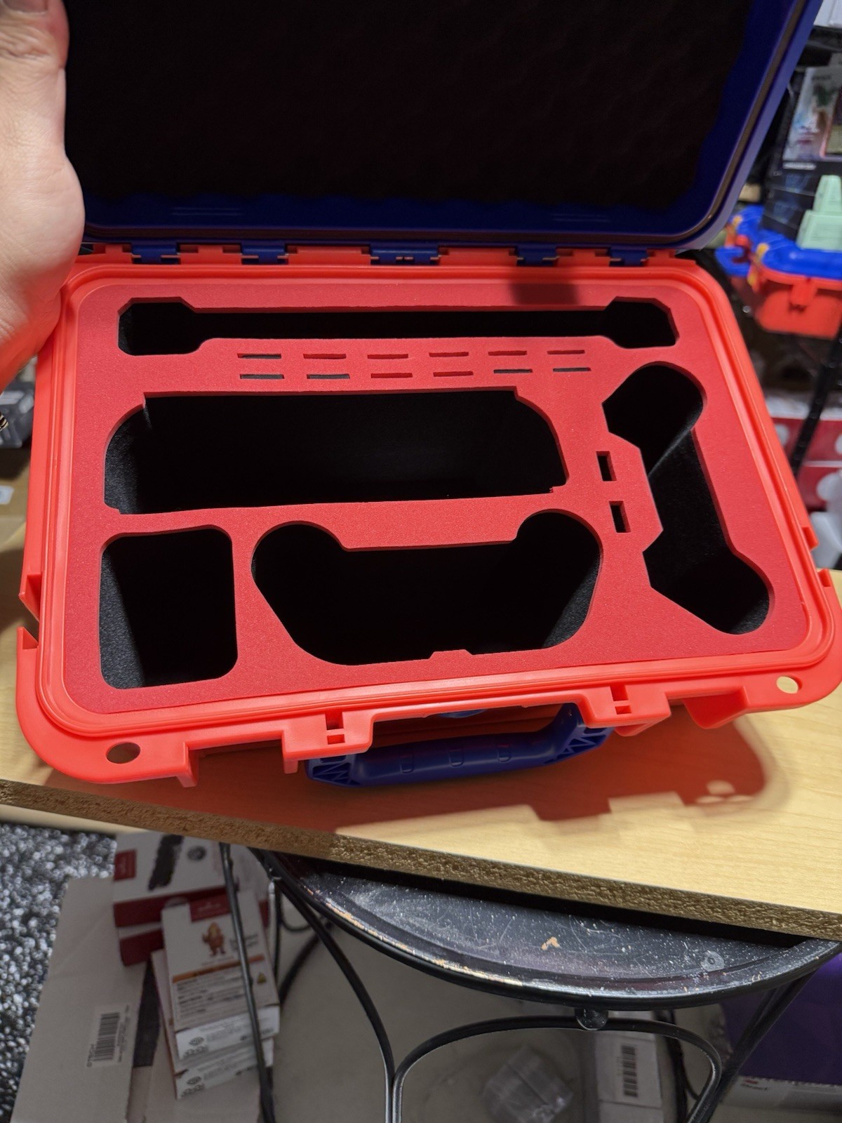 STARTRC Games Hard Shell Water-Resistant Case Blue Red Yellow for Switch 2