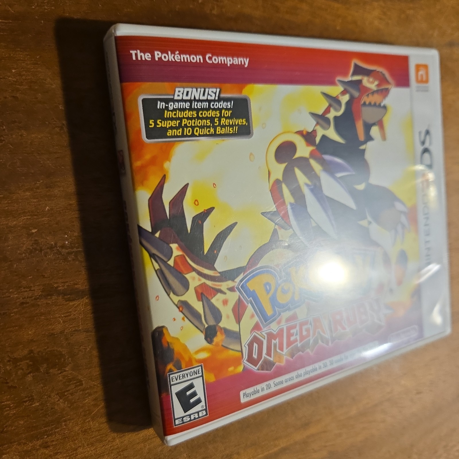 Pokemon Omega Ruby & Alpha Sapphire – BONUS Variant With Bonus Insert -NO GAME