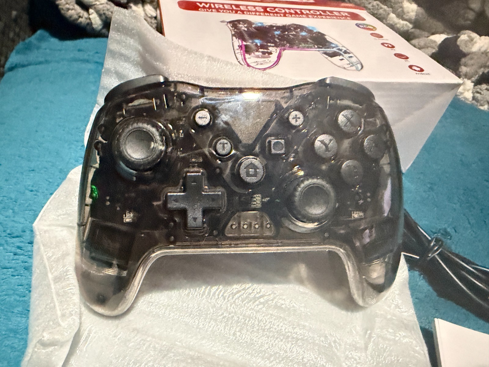 Wireless Game Controller Android PC Bluetooth Universal Clear NS015