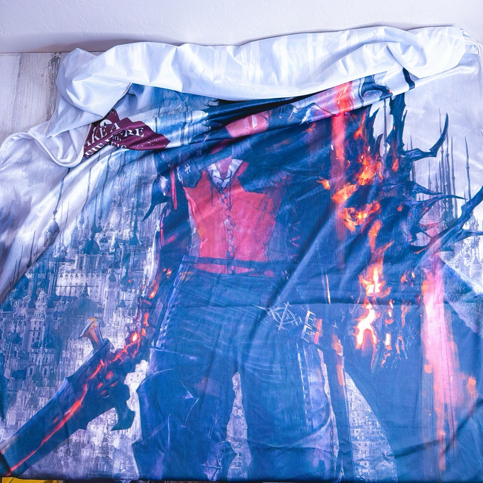 Final Fantasy XVI PS5 Cloth/Fabric Gamestop RETAIL Promo Poster (7FT x 4FT)