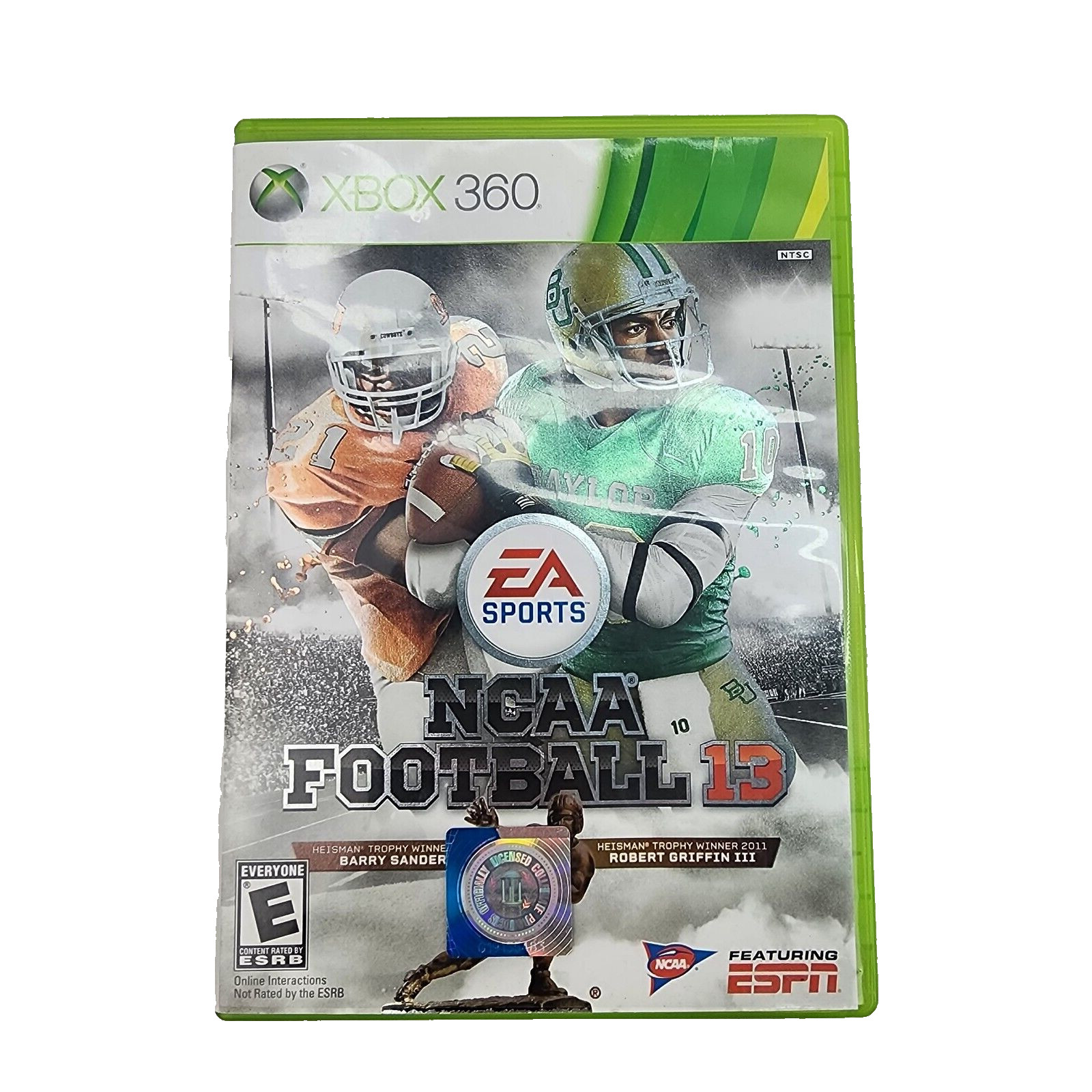 NCAA Football 13 (Microsoft Xbox 360, 2012) No Manual