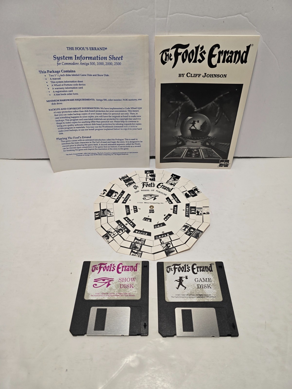 The Fool’s Errand w/ Manual & Inserts 3.5″ Commodore Amiga