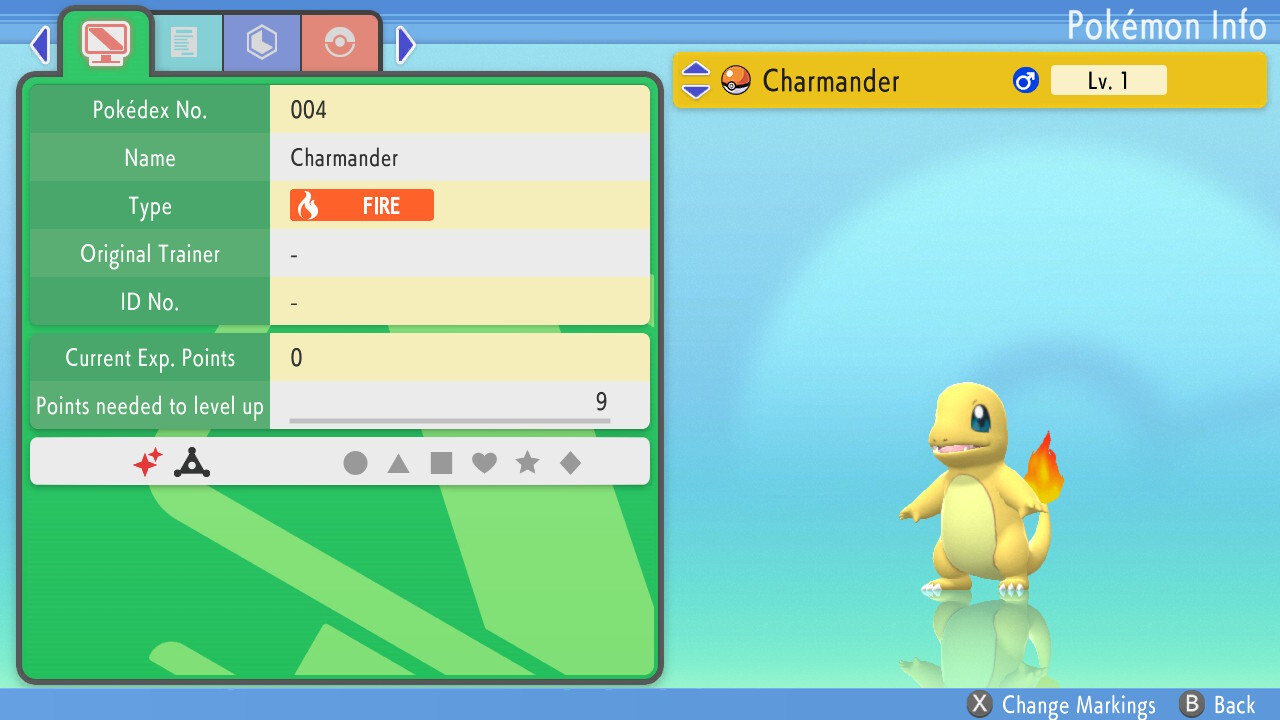 Shiny Charmander Egg Pokemon [Brilliant Diamond Shining Pearl]