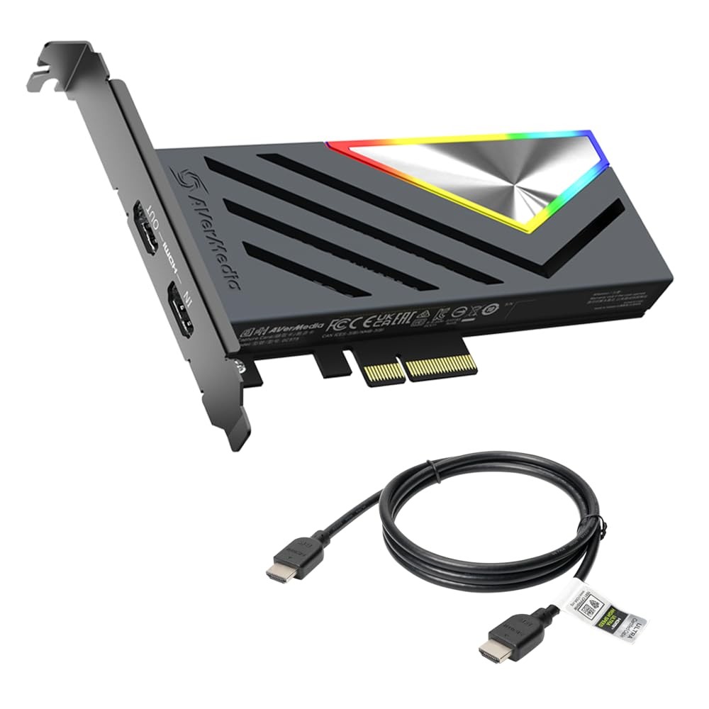 AVerMedia HDMI 2.1 Internal PCIe Capture Card – GC575, Multicolor