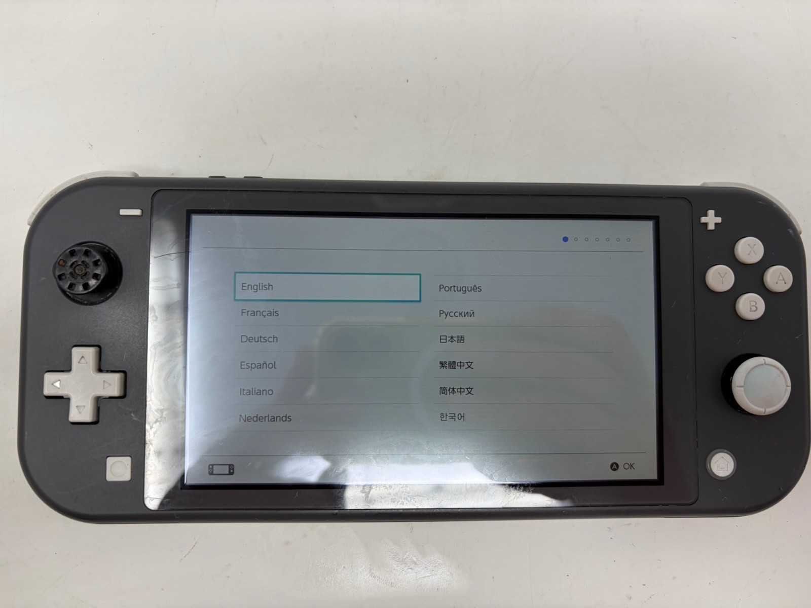 Nintendo Switch Lite Gray HDH-001 With Charger Tested Working
