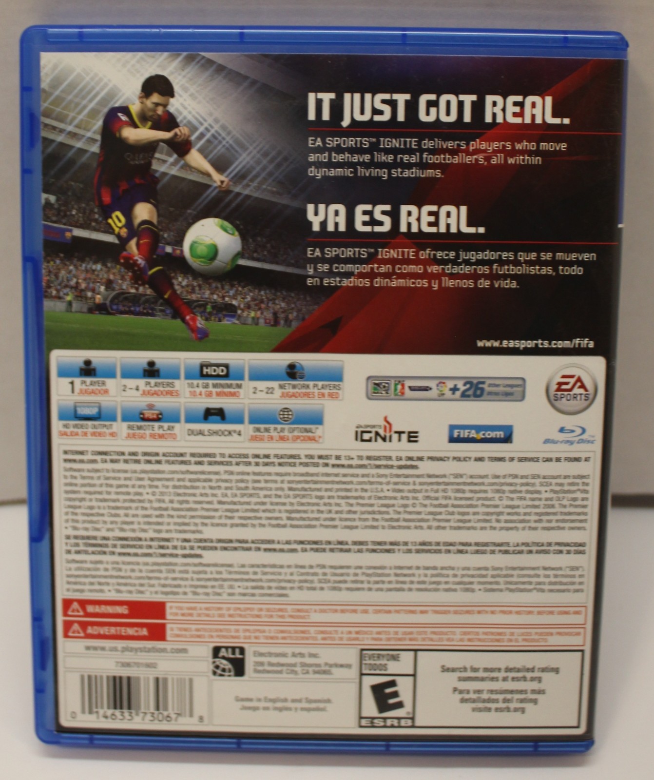 Fifa 14 (Sony PlayStation 4 PS4, 2013) Complete EA Sports Soccer-Tested