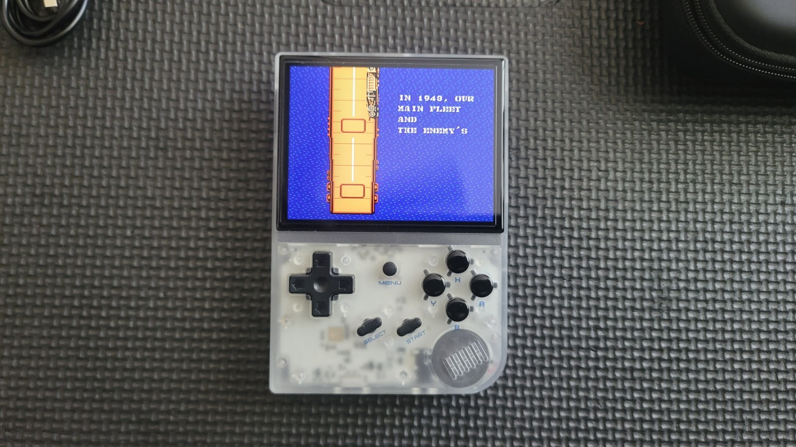ANBERNIC RG35XX (CLEAR) 16GB GAME CARD (FREE BRICK) FRE CASE (GXRG)