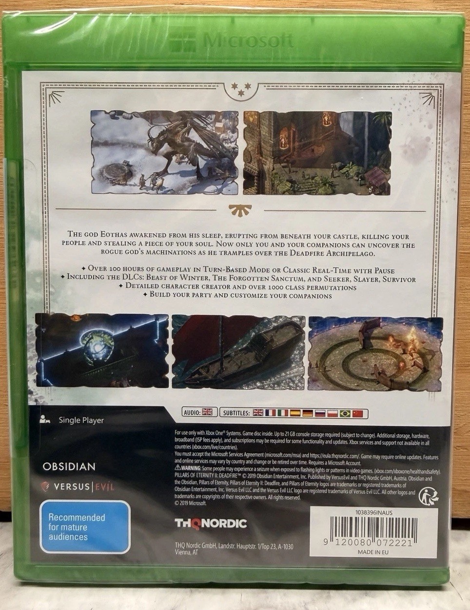 Pillars Of Eternity 2 Deadfire Ultimate Edition Xbox One NEW SEALED