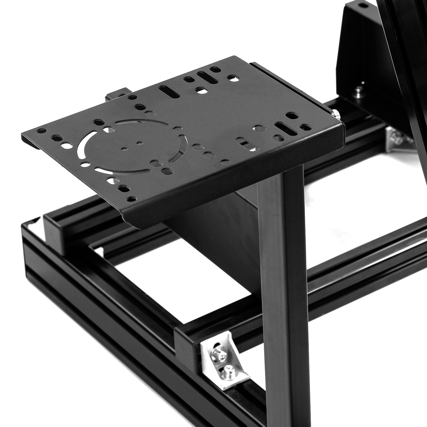 Marada Sim Racing Cockpit Stand with Monitor Bracket Fit Logitech G29 G920 G923