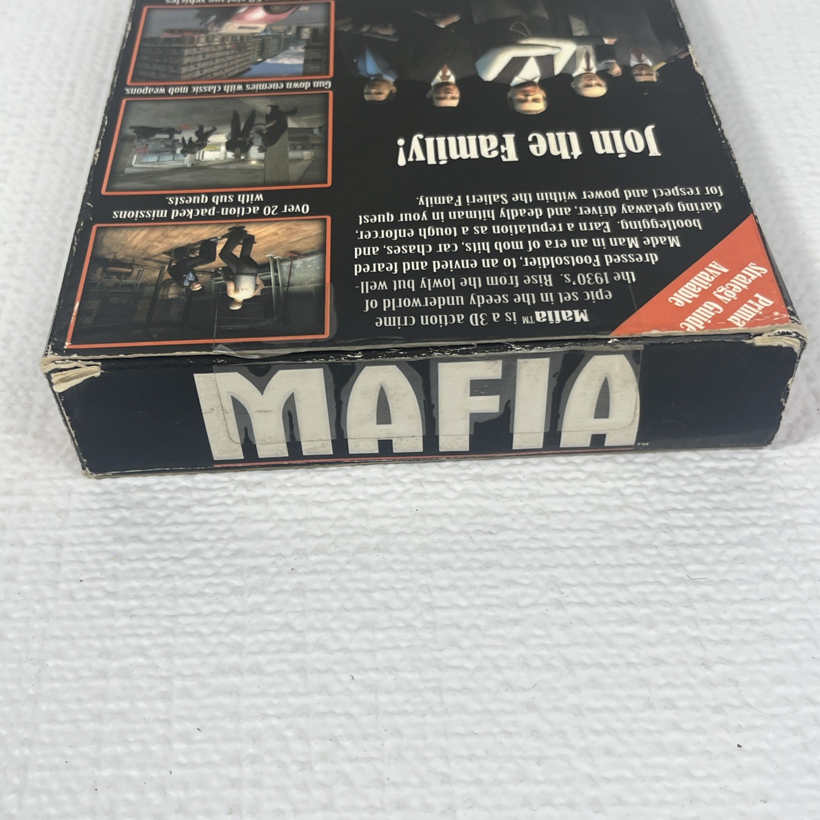 MAFIA PC Game Complete Box Manual Poster Map CIB (PC 2002) Windows 98 ME 2000 XP