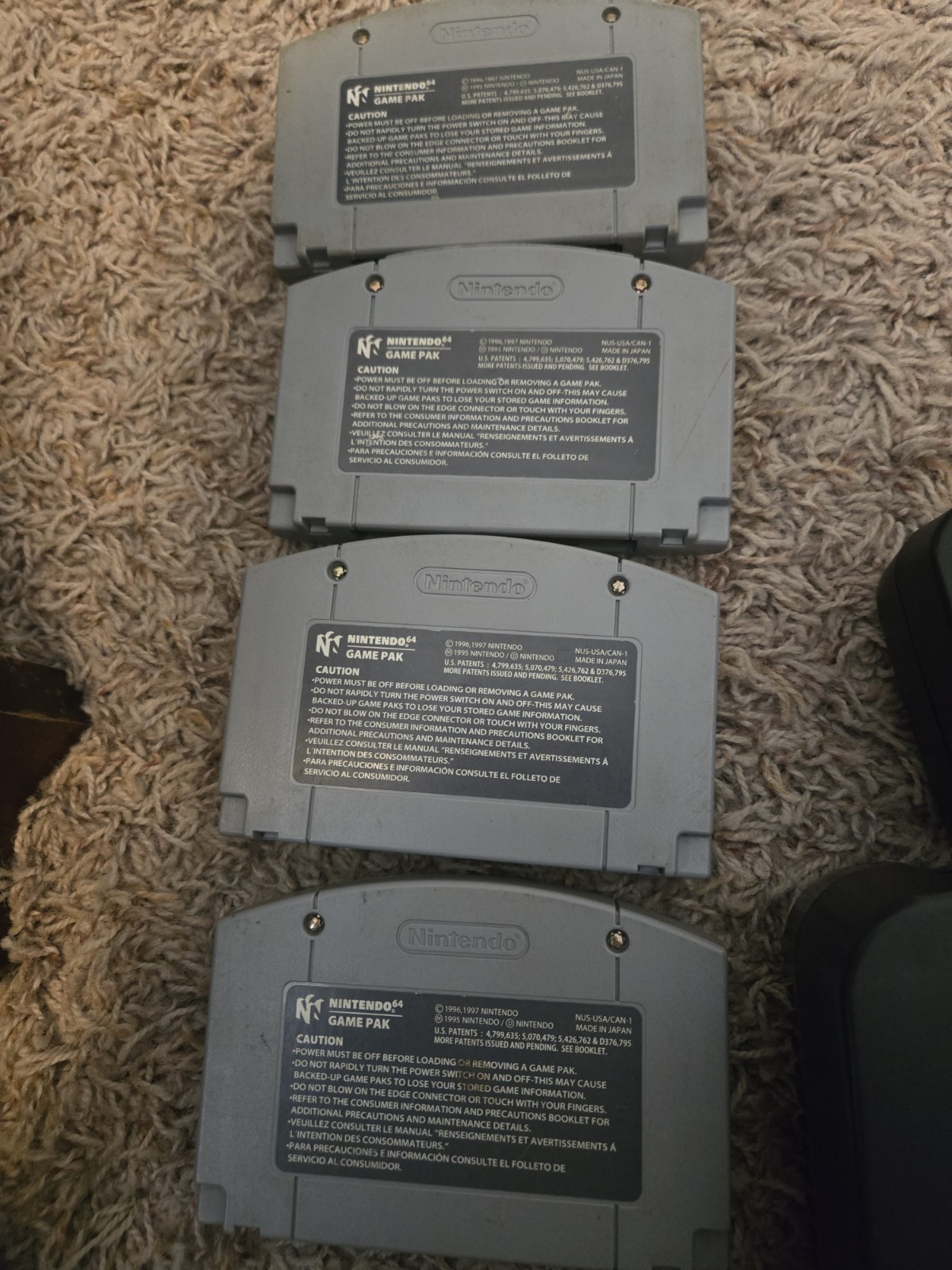 Nintendo 64 console with 8 games and 2 Controllers N64 KEN GRIFFEY WWF