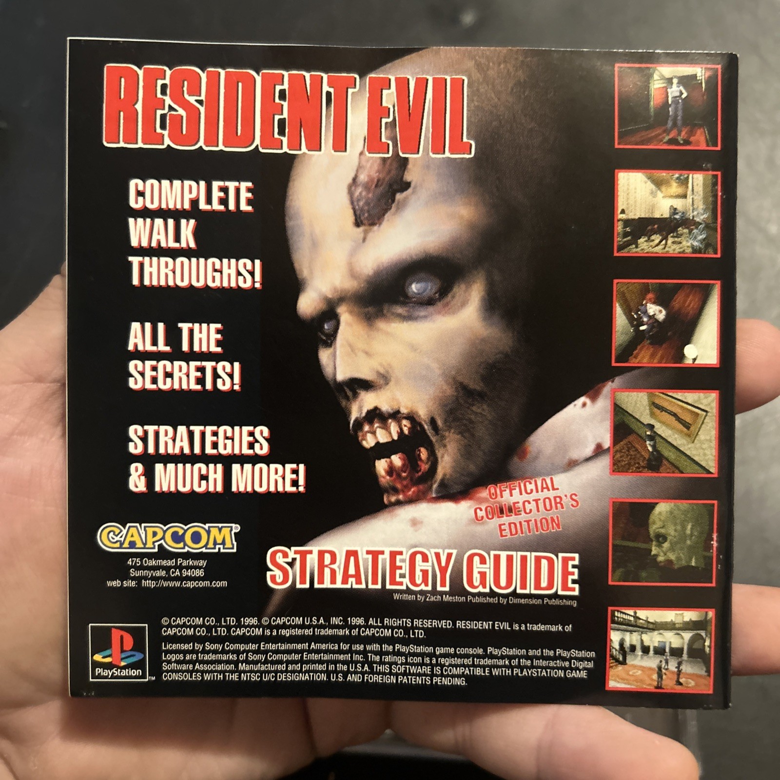 Resident Evil (Sony PlayStation 1 PS1) With Registration
