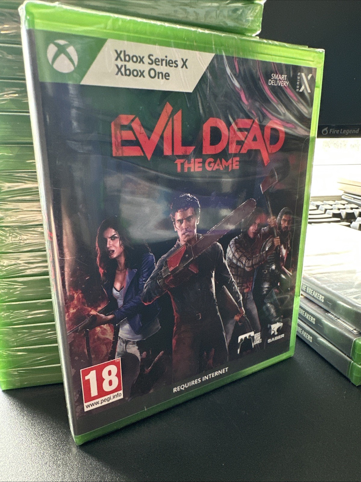 New Factory Sealed Evil Dead The Video Game Xbox One Series X PAL NIB Saber