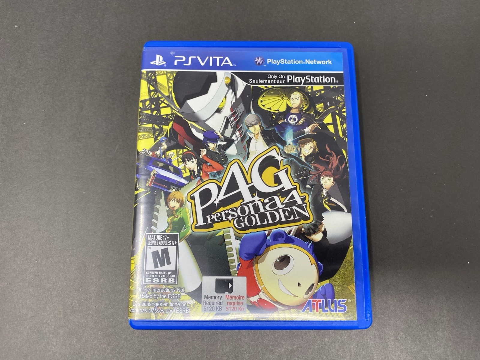 Persona 4 Golden (PlayStation PS Vita) Original Case Only