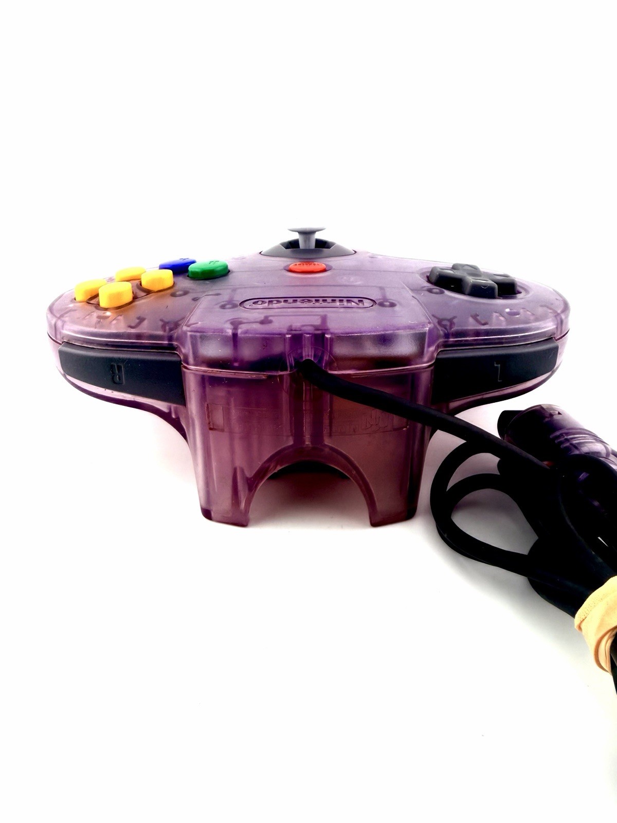 N64 – Controller Atomic Purple OEM Nintendo 64 Stick 8/10 – Fast Free Shipping!