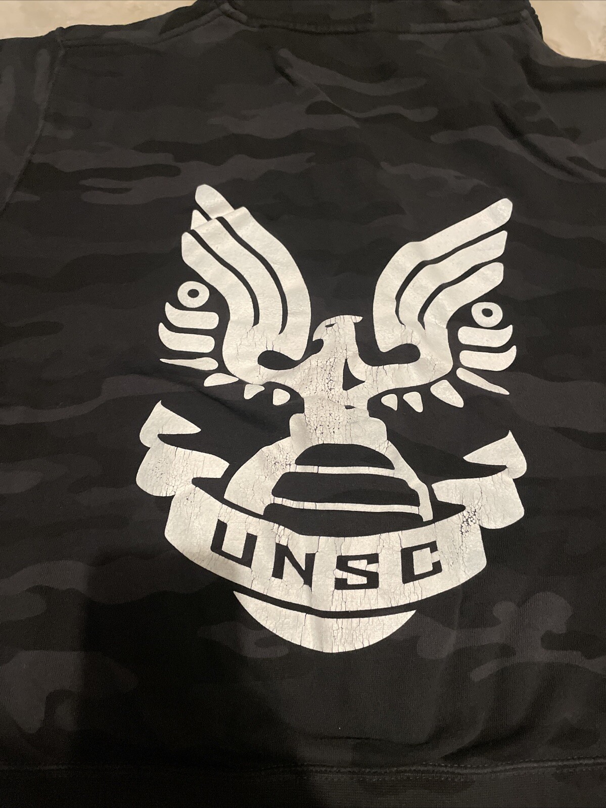 Halo UNSC Employee(RARE) 343 Industries Hoodie Sweater Camo Xbox