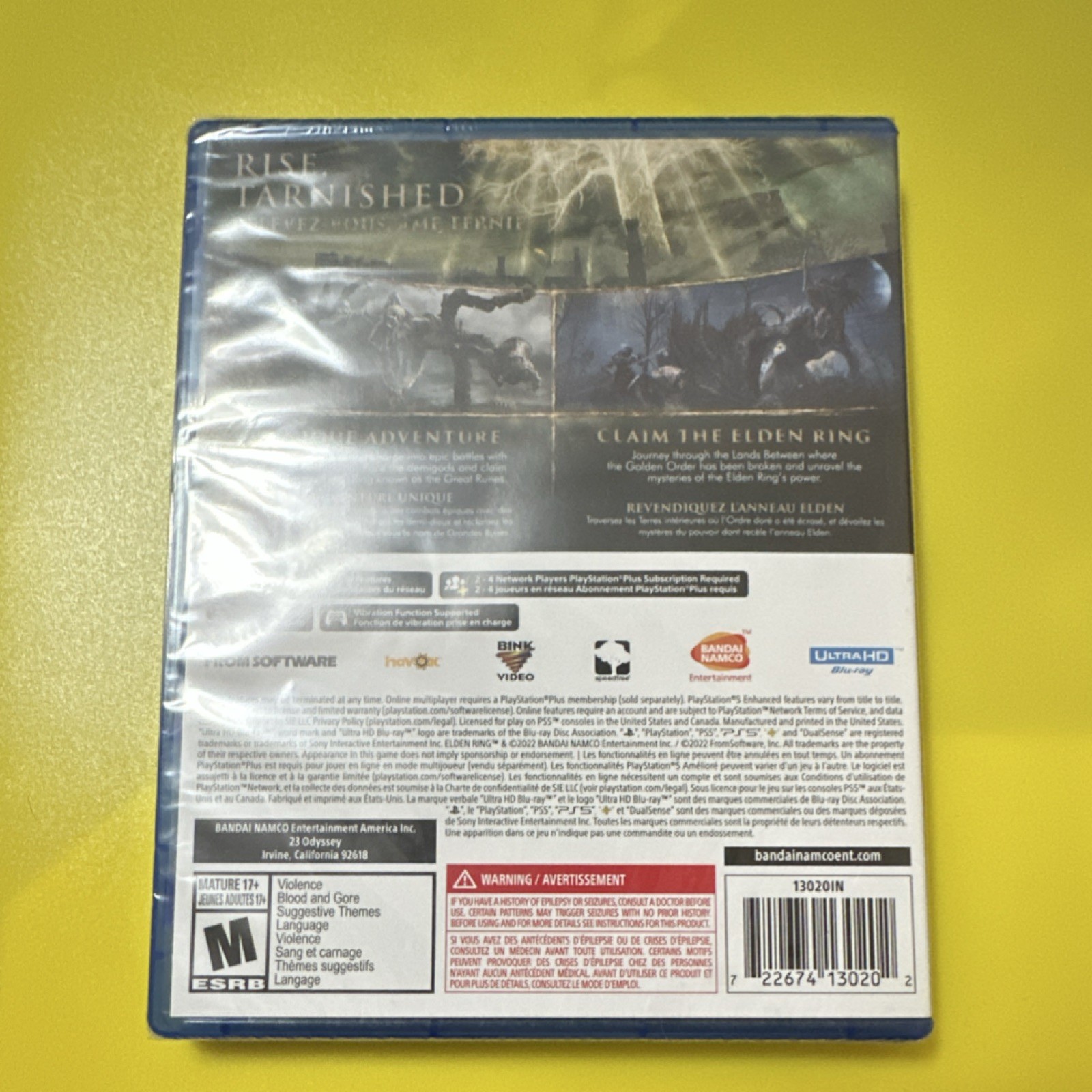 Elden Ring PS5 brand new unopened Bandai Namco