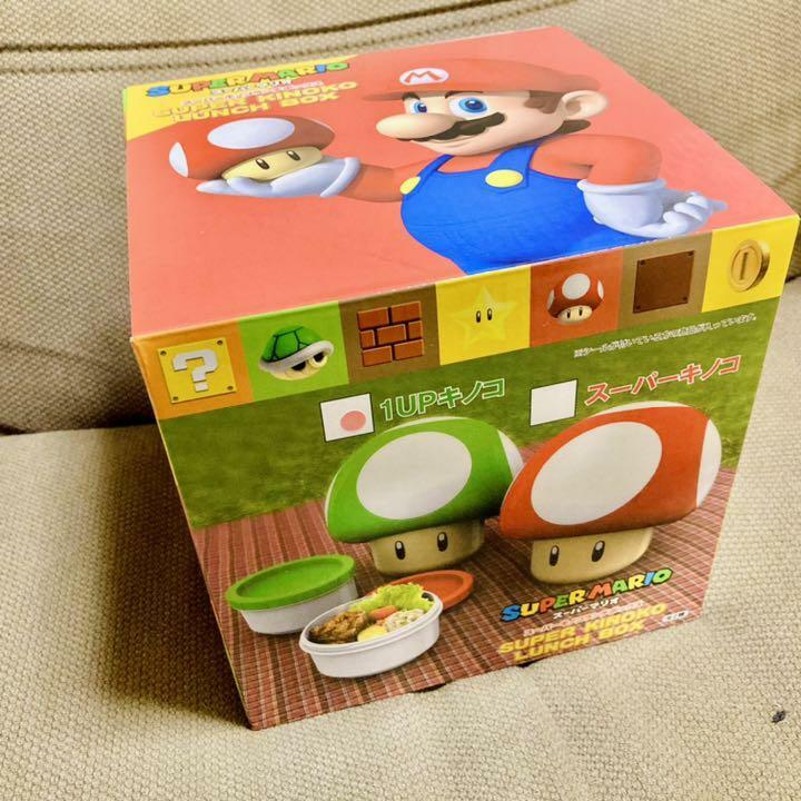 NINTENDO Super Mario Super Mushroom Lunch Box 1UP Mushroom