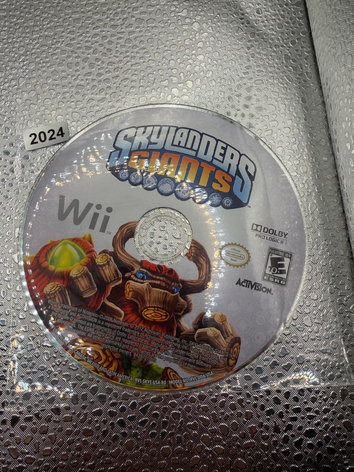 Skylanders Giants Nintendo Wii Video Game Activision Tree Rex Action Adventure