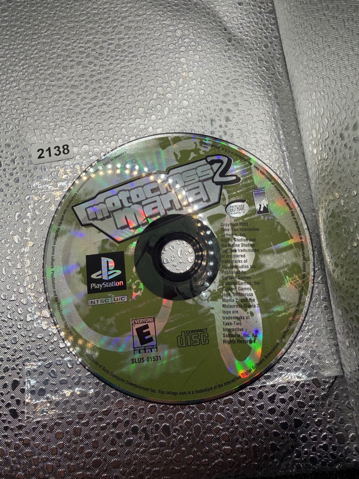 Motocross Mania 2 PlayStation 1 PS1 Racing Video Game NTSC Dirt Bike