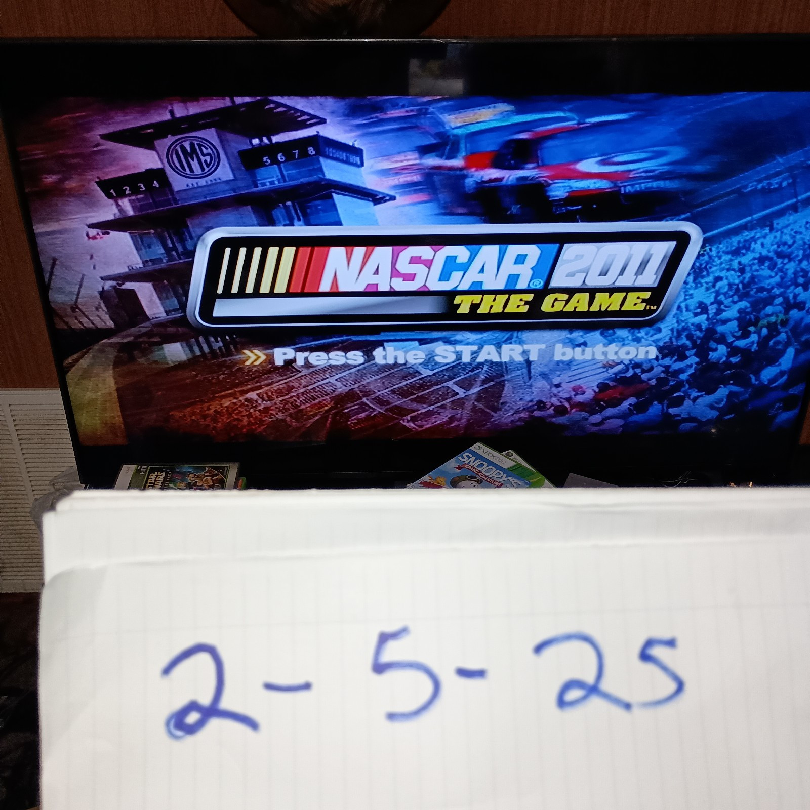 NASCAR The Game 2011 Xbox 360 – Complete In Box W/ Manual CIB Tested Video Game