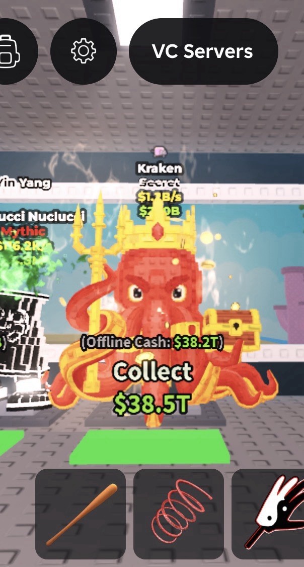 Kraken 1.2b/s – Clean Trait and Very Rare – Steal a Brainrot