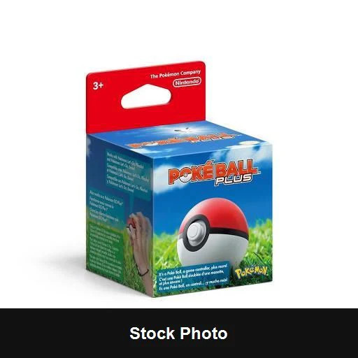 Poke Ball Plus – Nintendo Switch – Complete – Box Cosmetic Wear – Mew Inside