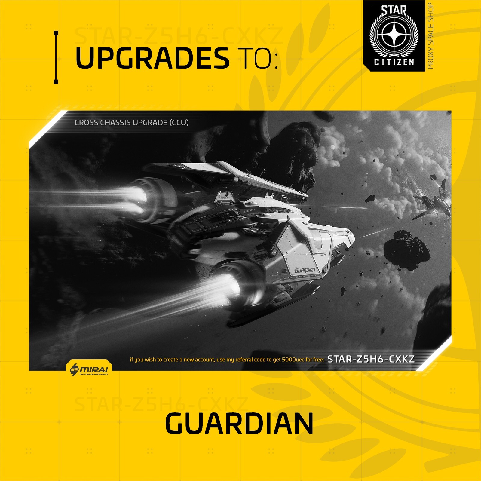 Star Citizen – MIRAI GUARDIAN – UPGRADE – (CCU)