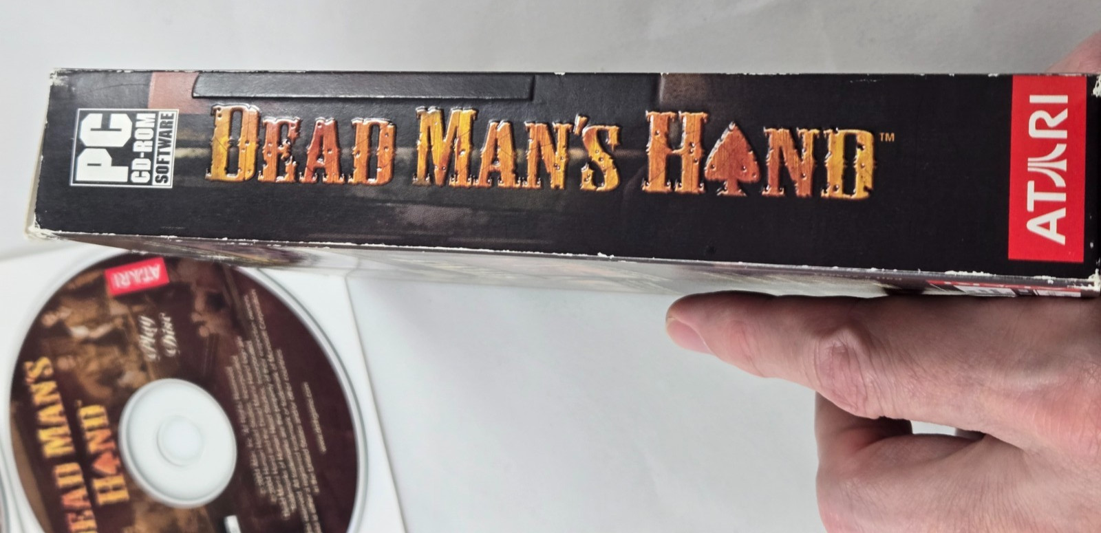 Dead Man’s Hand PC Game Atari 2004 CIB Complete 2 CD-ROM Western FPS Vintage