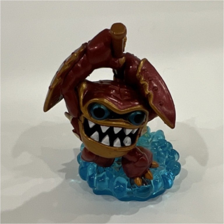 Activision Skylanders Wham-Shell Red Yellow Mace Figure Blue Base Spyro Series