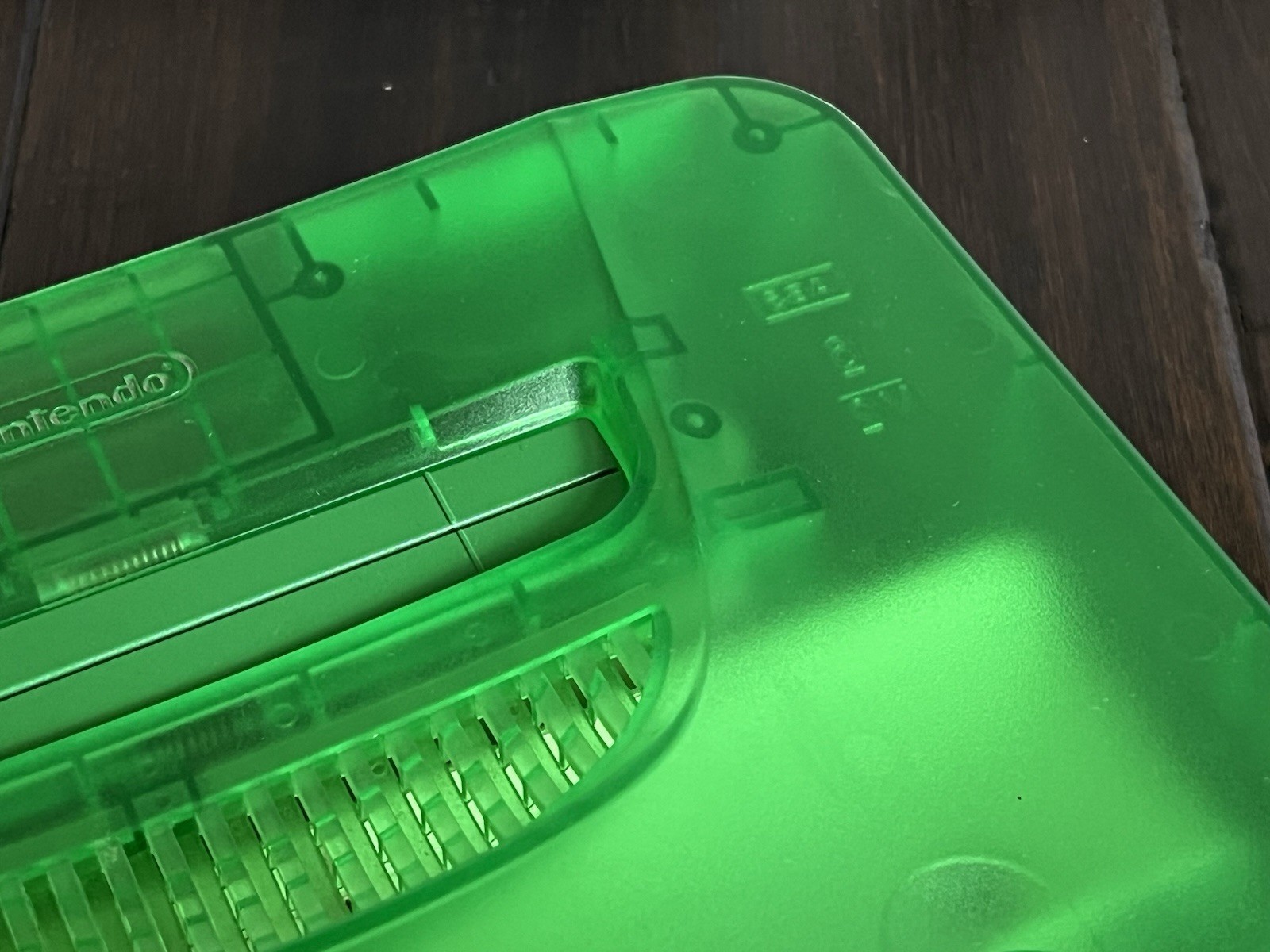 Nintendo 64 Funtastic Clear Jungle Green Console Only NUS-001 Tested NICE SHAPE