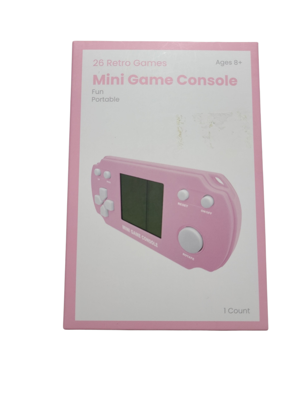 Retro Handheld Game Console 500 in 1 Classic Games Mini Game Console – Pink