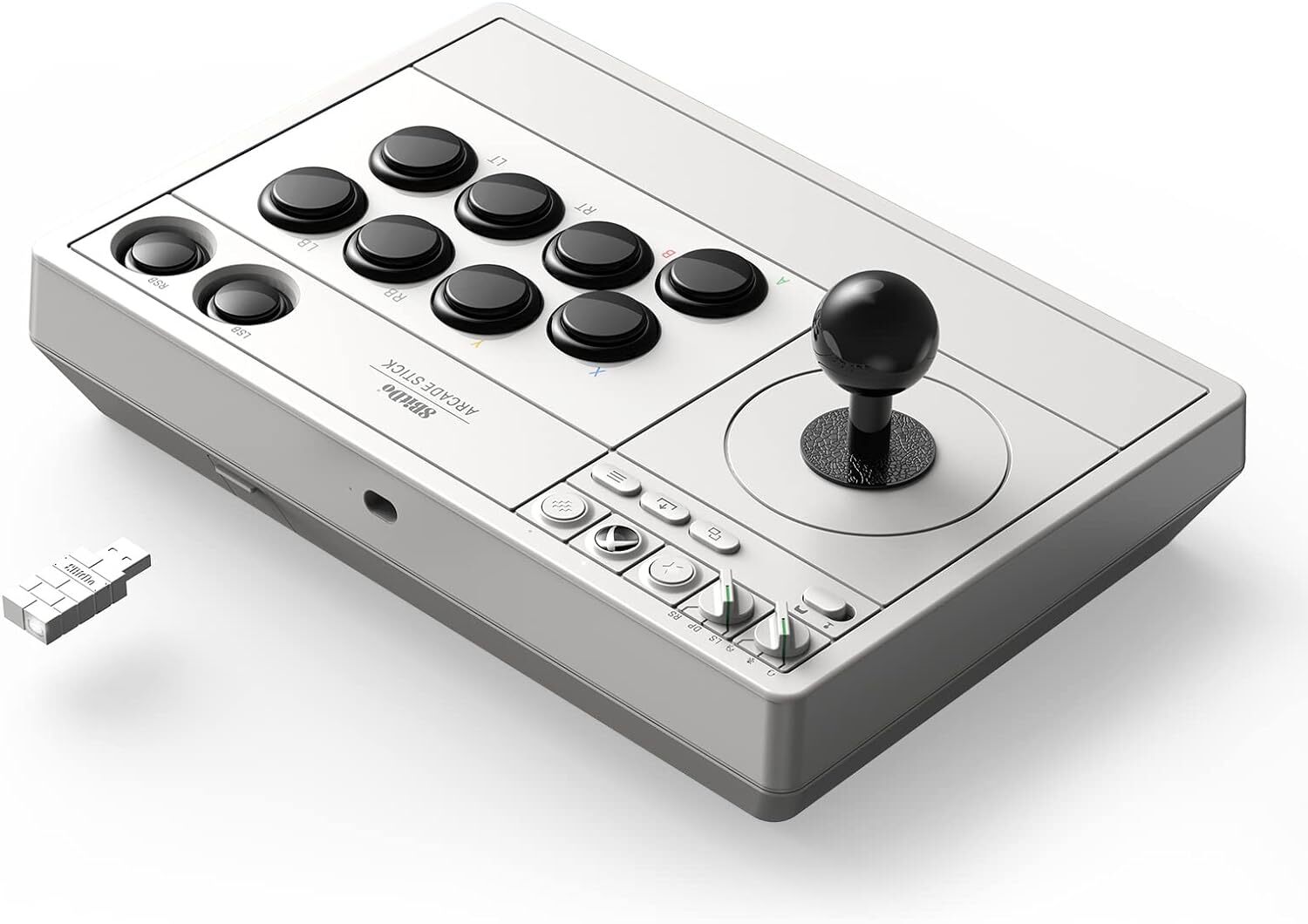 8Bitdo Arcade Stick (White) for Xbox Series X|S and Xbox One Arcade Fight Stick