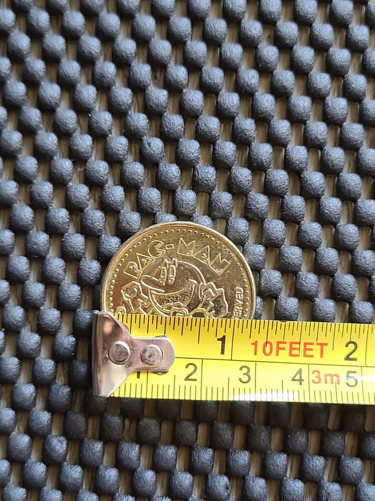 Vintage Pacman Arcade Token Coin Medal Rare Promo Nintendo Namco SNES GBA 3DS a