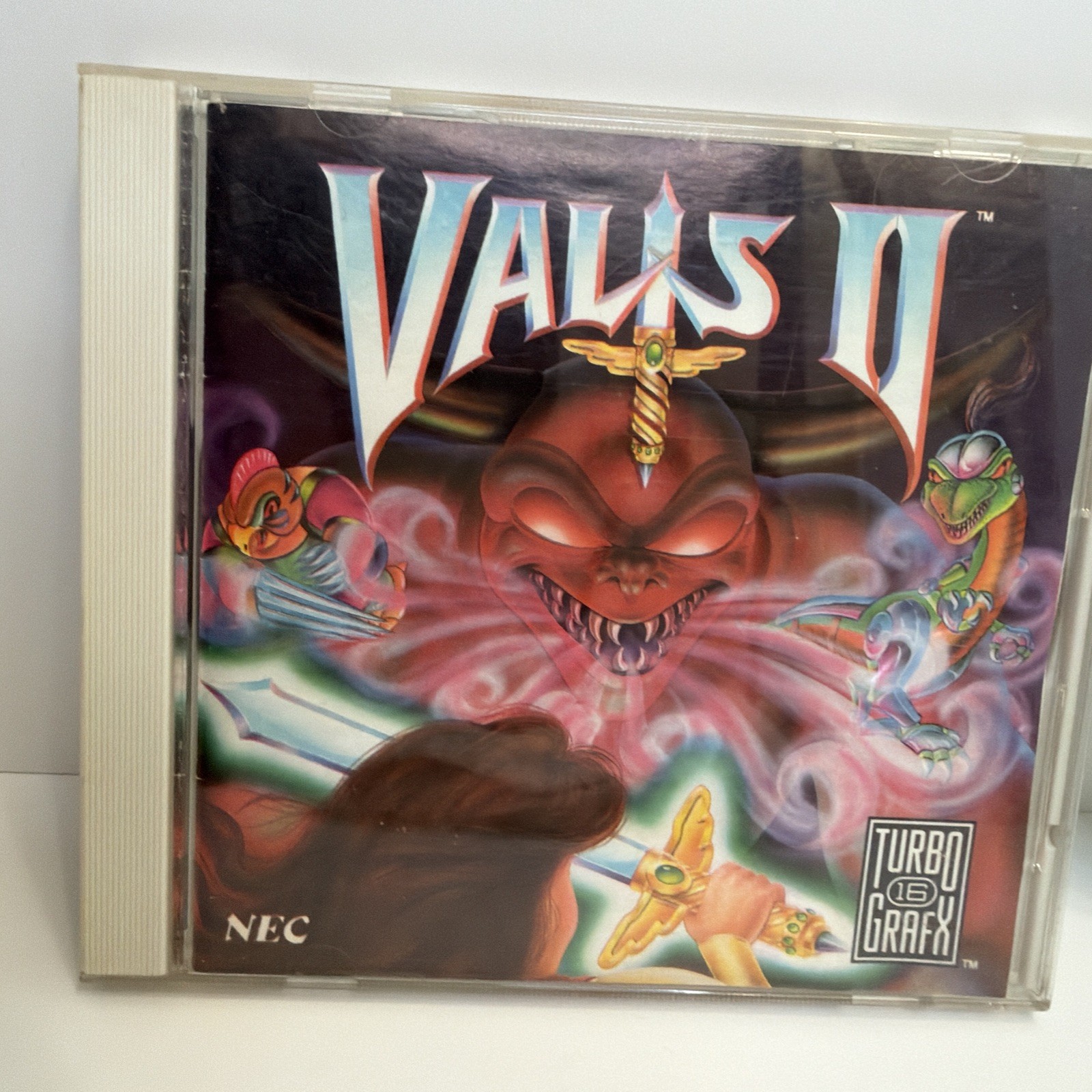 Valis II TurboGrafx-16 CD PC Engine Tested Complete CIB