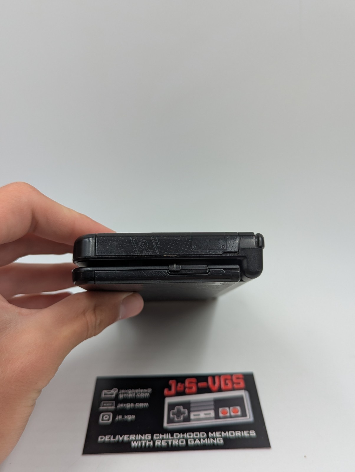 Ninto New 3DS Black Mario Edition Console Charger Tested Working