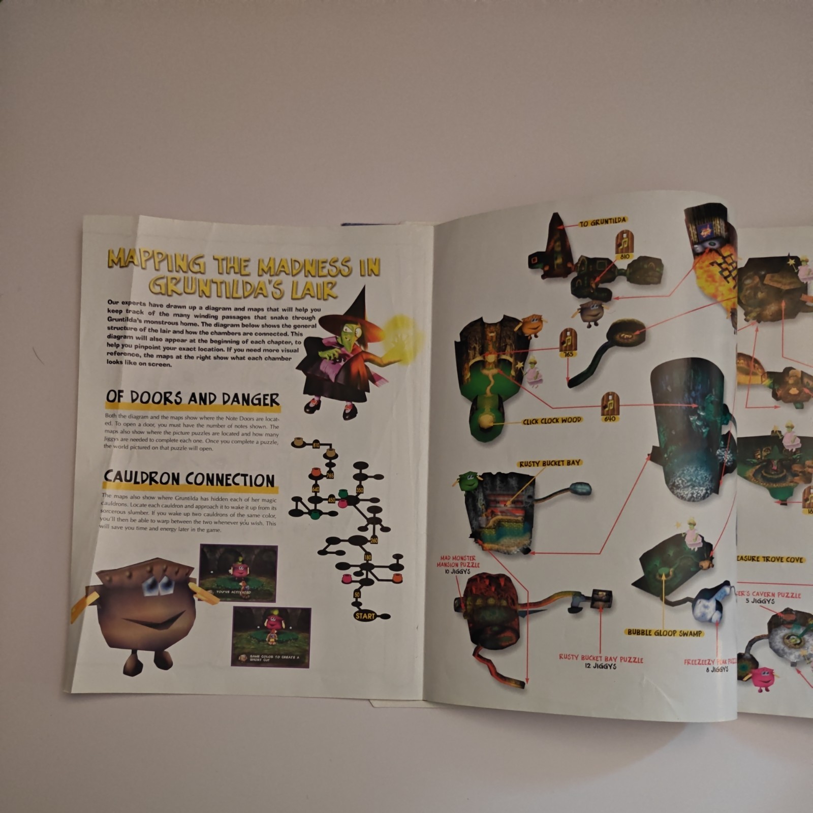 Banjo Kazooie (Nintendo 64) Nintendo Power Player’s Strategy Guide With Map