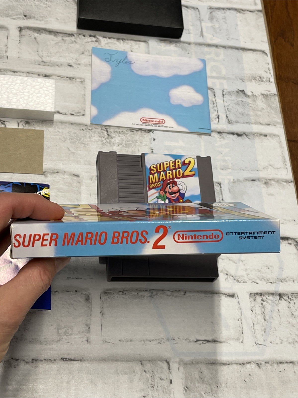 Nintendo NES Super Mario Bros 2 Oval Complete CIB Vintage EXCELLENT Tested Game