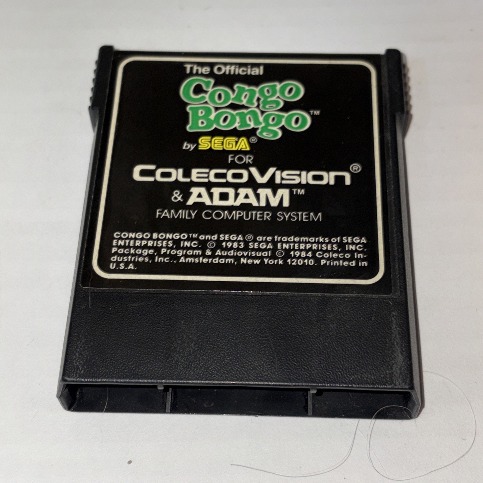 Congo Bongo (ColecoVision & Adam, 1983) Cartridge Only Cleaned & Tested
