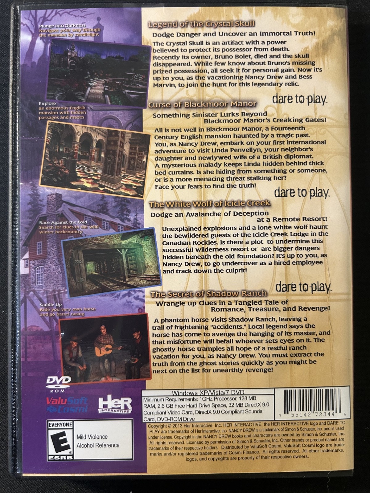NANCY DREW 4 PACK (PC) VERY GOOD CONDITION