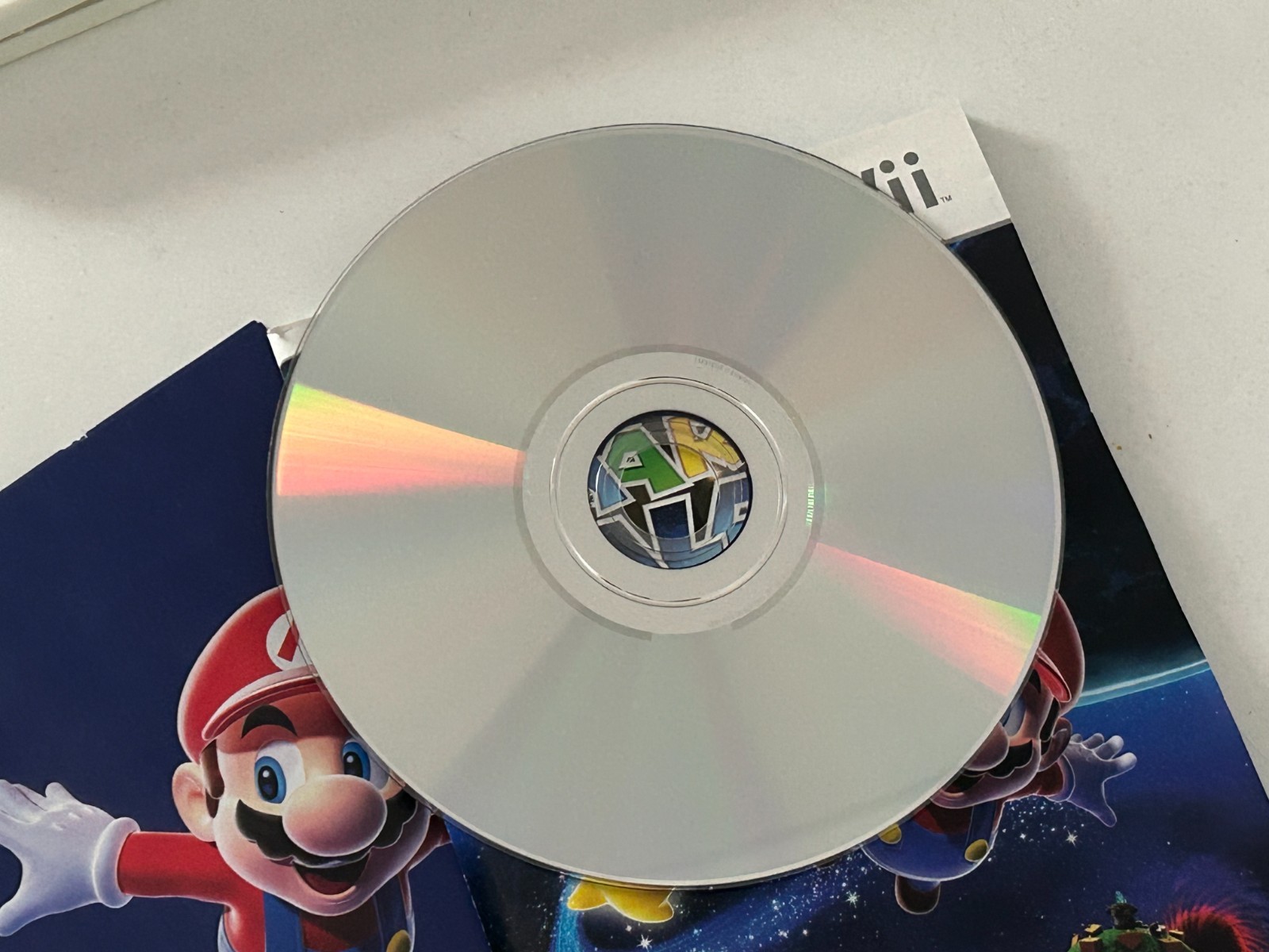 Nintendo Wii Super Mario Galaxy 1 and 2 Bundle with Manual and Inserts Tested