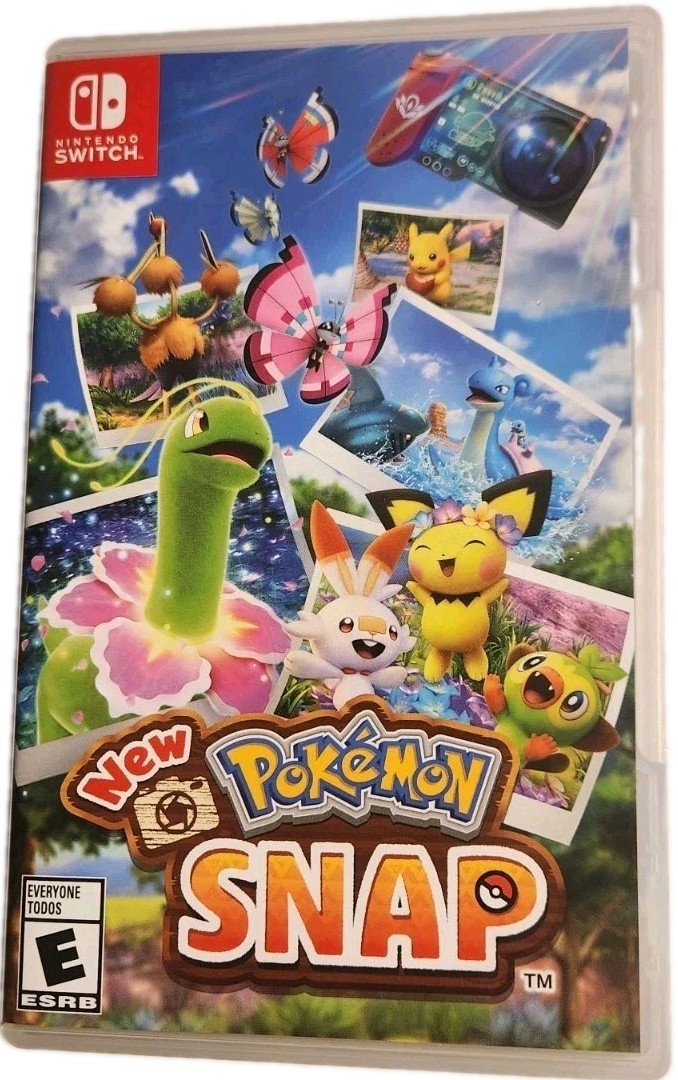New Pokémon Snap Nintendo Switch Video Game In Case Excellent