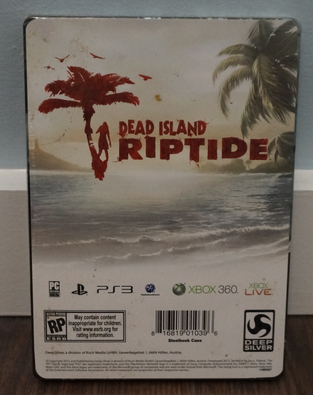 New! Dead Island Riptide – Collectible “G1” Steelbook Case (Game Not Included)